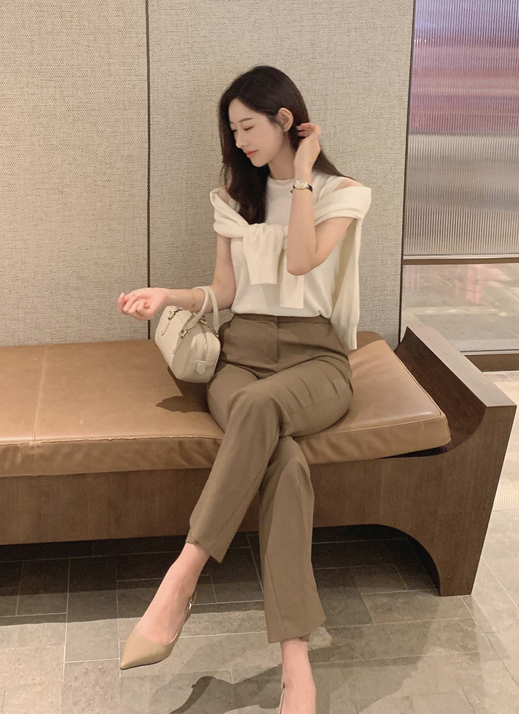 FOXEY　カシミヤシルク　ブラウン　ノースリーブニット FOXEY カシミヤシルク ブラウン ノースリーブニット 【公式通販】