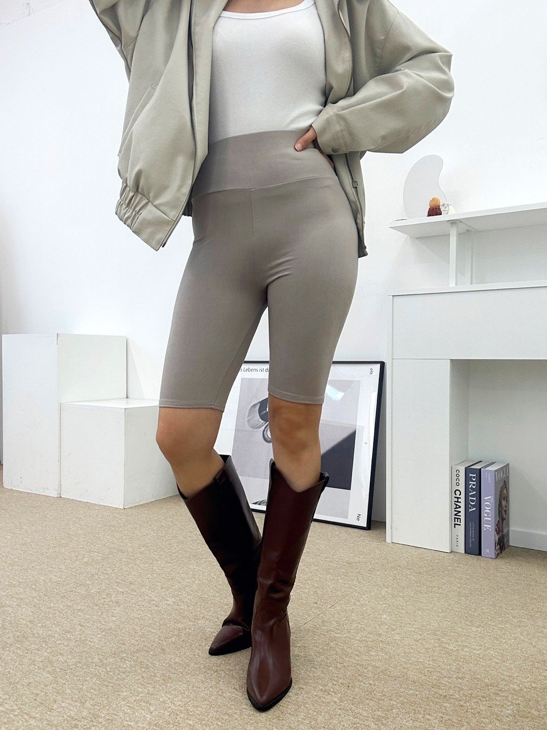 ハイウエストウォーム5分丈レギンス | 詳細画像11