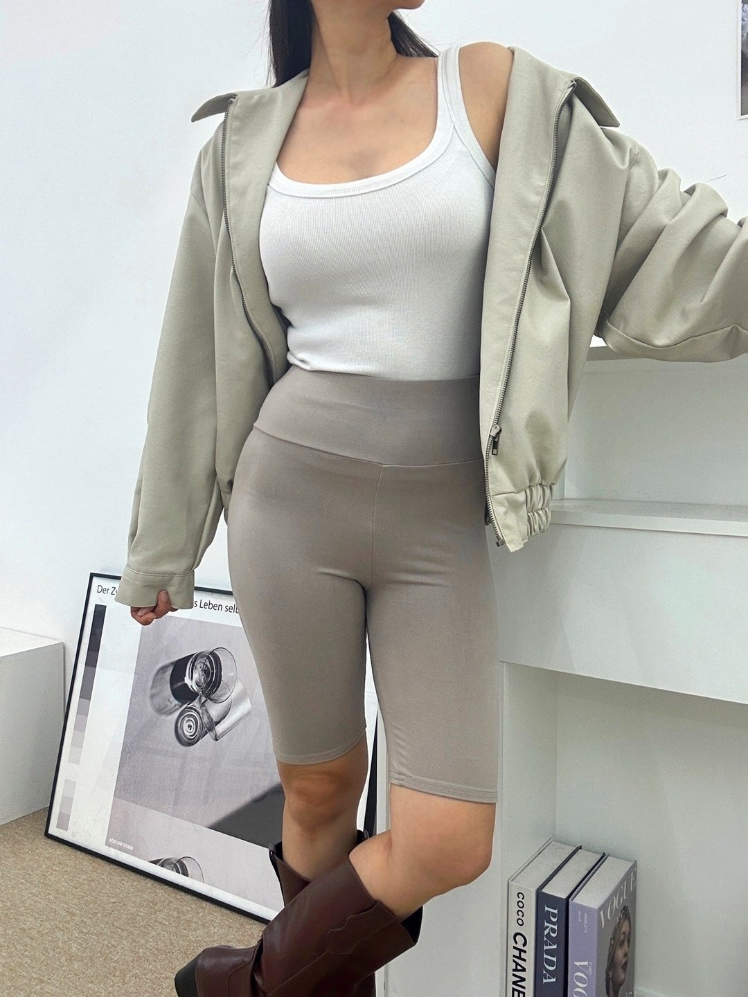 ハイウエストウォーム5分丈レギンス | 詳細画像18