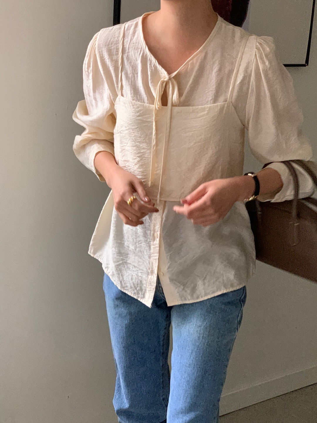 リボンビスチェ&パフブラウスSET | 詳細画像13