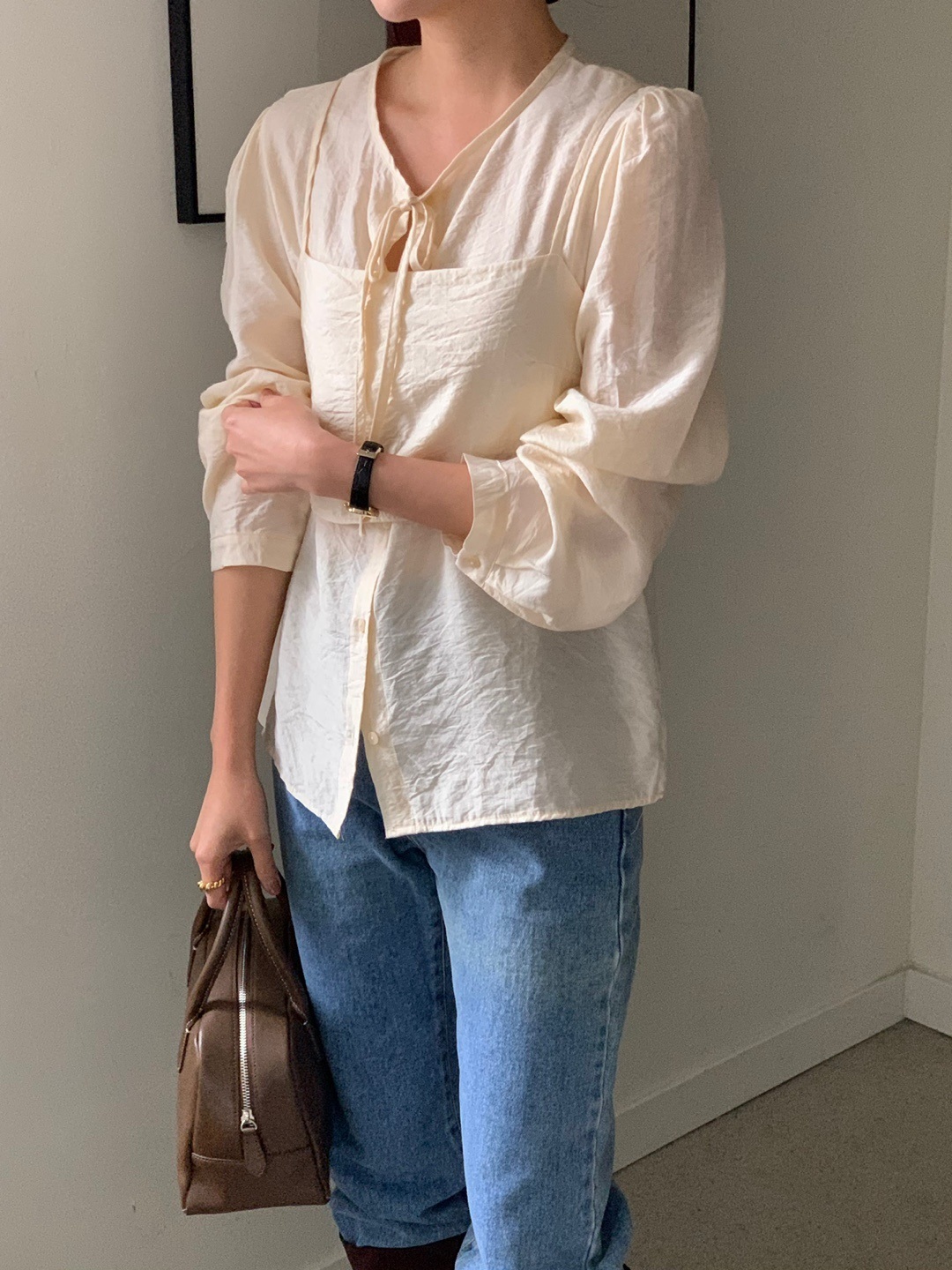 リボンビスチェ&パフブラウスSET | 詳細画像15