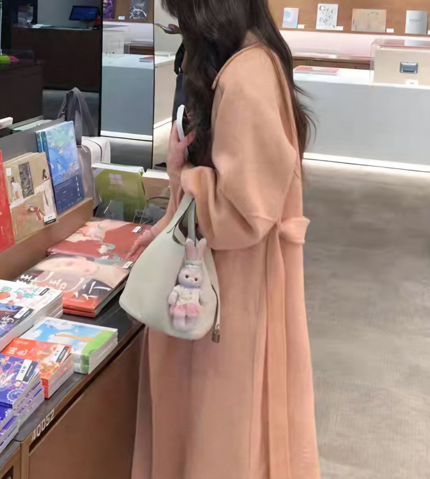 ストラップ付ウールオープンロングコート | 詳細画像22