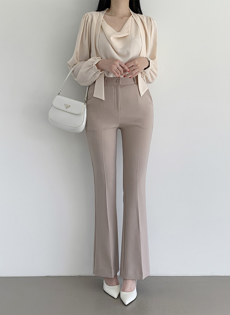 RE-PURPOSE フレア スラックス サイズM RE-PURPOSE フレア スラックス