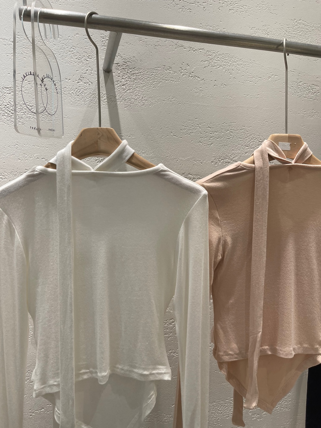 リボンネックチュールドレープTシャツ | 詳細画像20