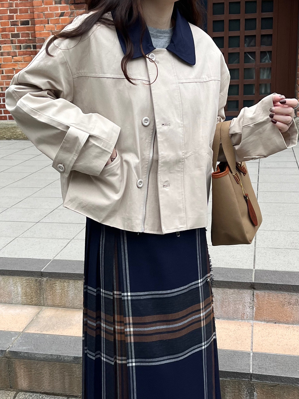 バイカラーショートジャンパー | 詳細画像3