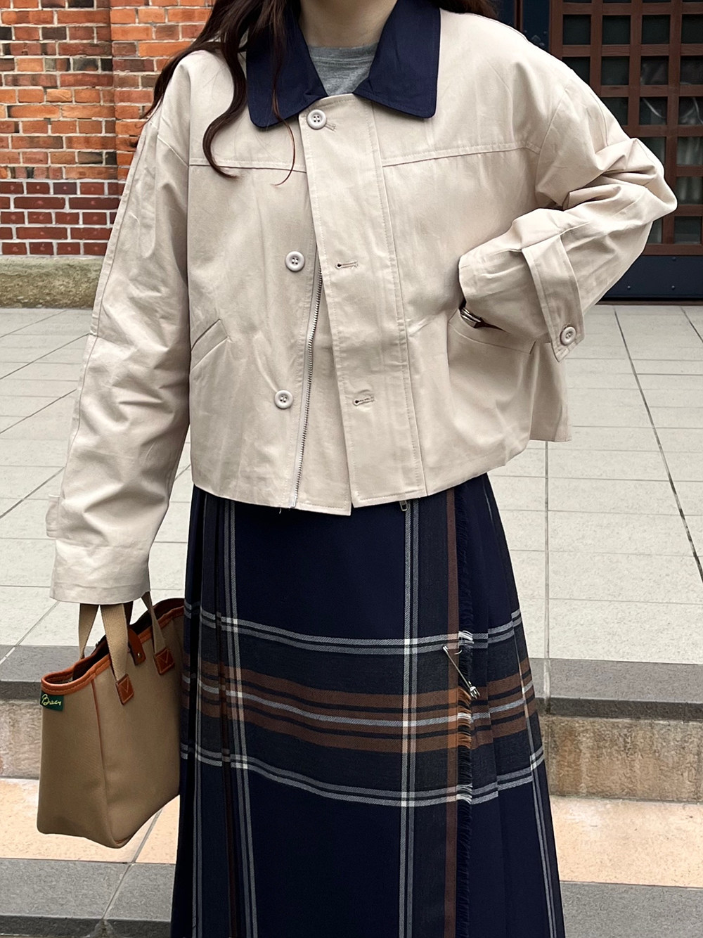 バイカラーショートジャンパー | 詳細画像7