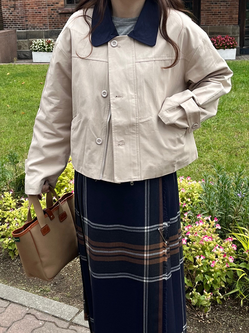 バイカラーショートジャンパー | 詳細画像15