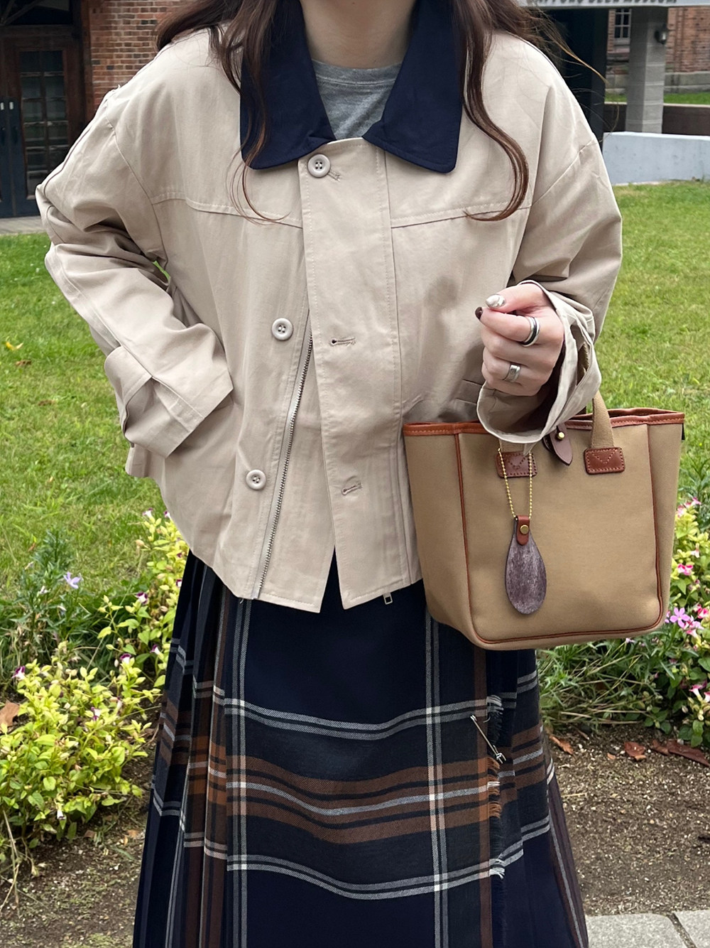 バイカラーショートジャンパー | 詳細画像16