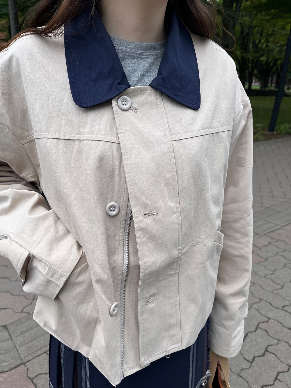 バイカラーショートジャンパー | 詳細画像22