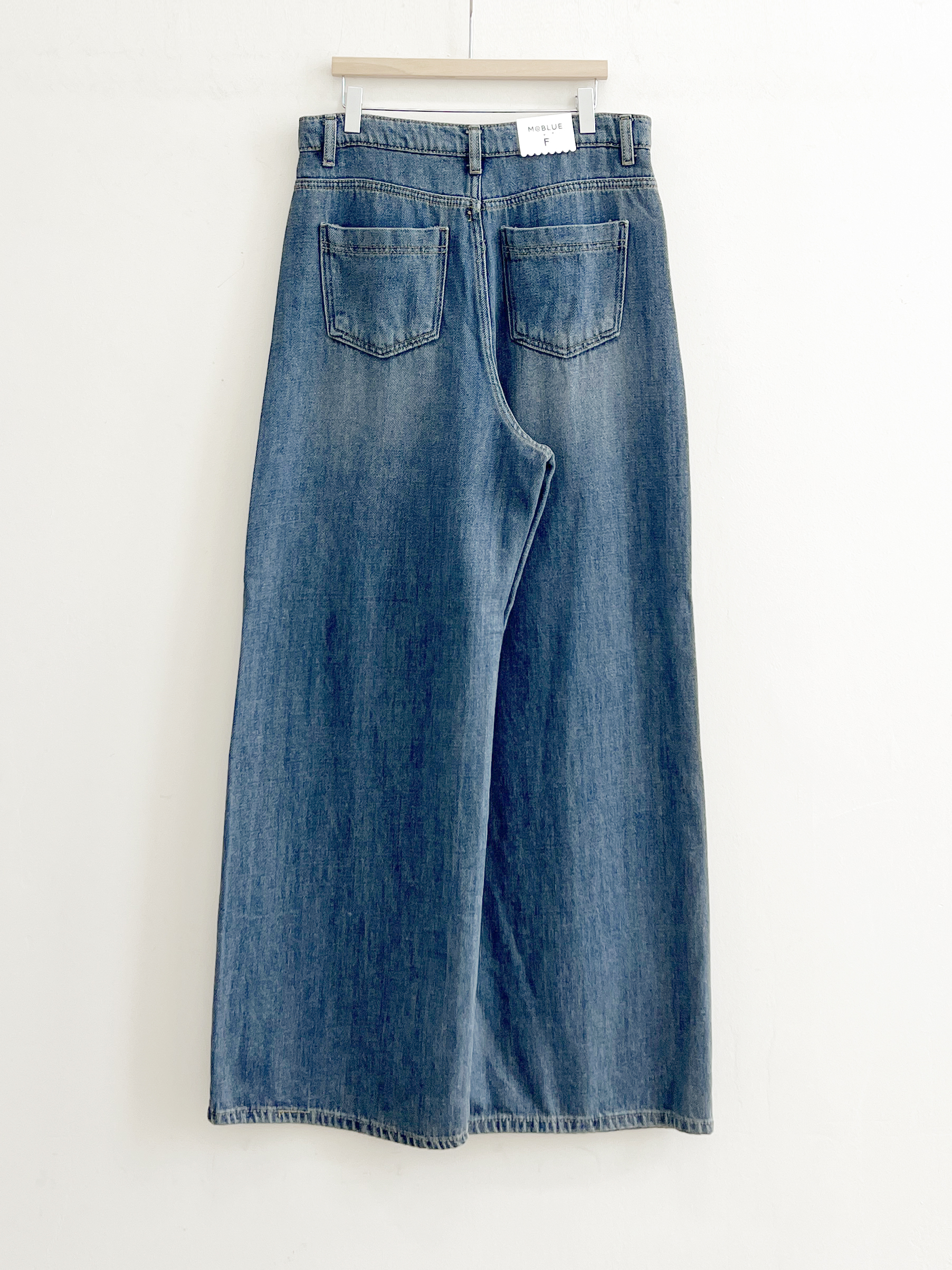 ホワイトドローコードワイドデニムパンツ | 詳細画像14