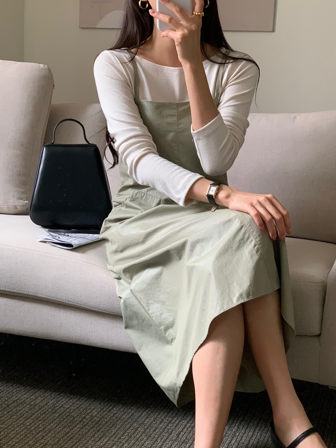 グロッシースクエアビスチェワンピース | 詳細画像13