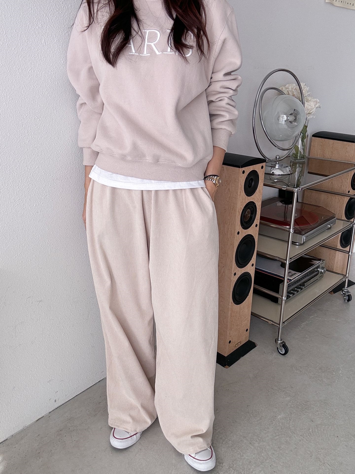 ウエストゴムコーデュロイワイドパンツ | 詳細画像21