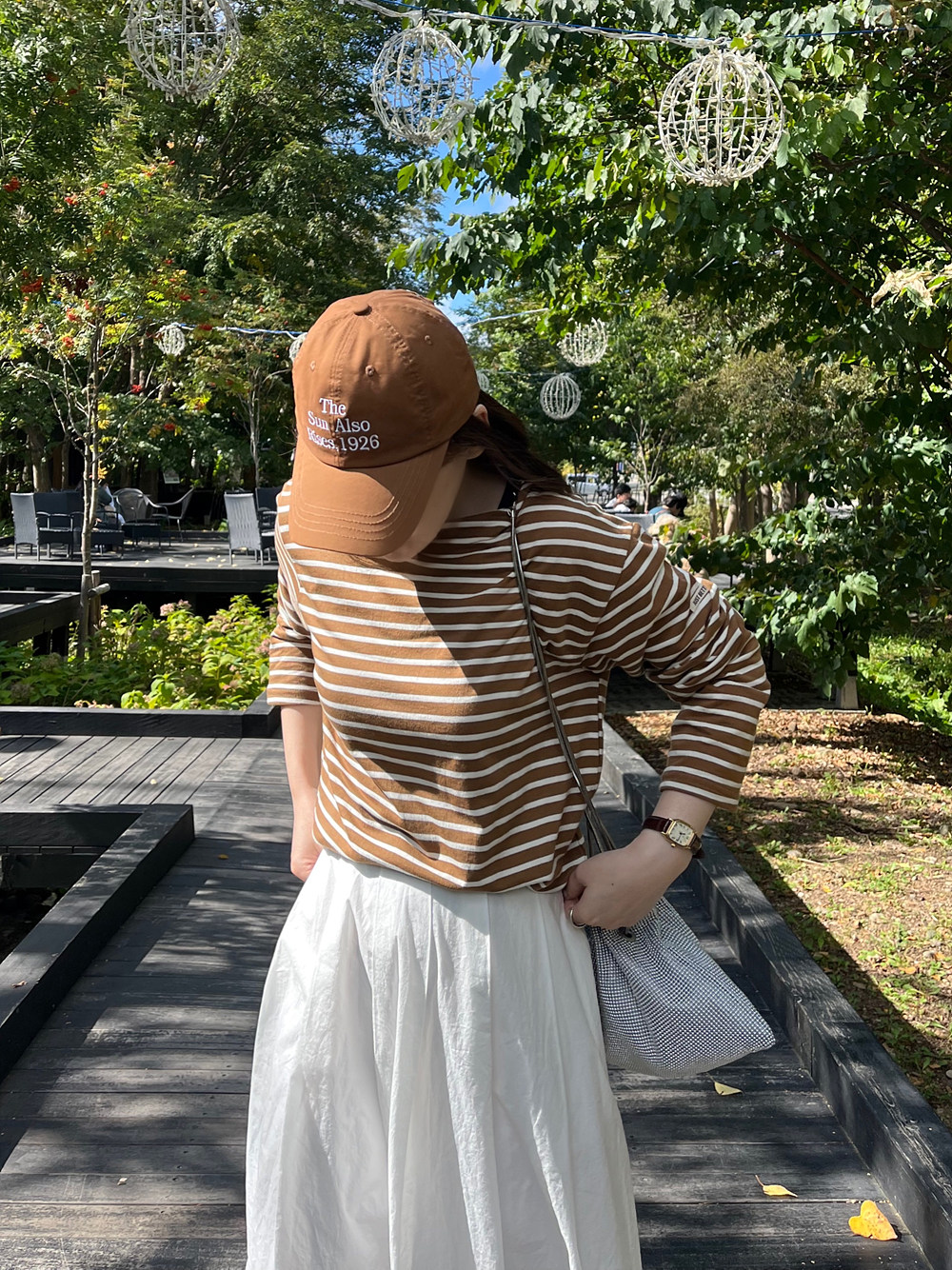 袖タグボーダーロングTシャツ | 詳細画像6