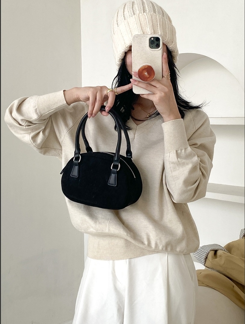 2WAYスエード調オーバルバッグ | 詳細画像3