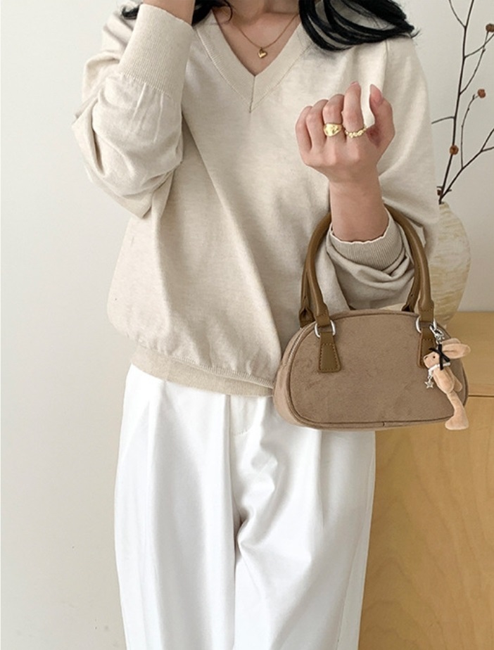 2WAYスエード調オーバルバッグ | 詳細画像13