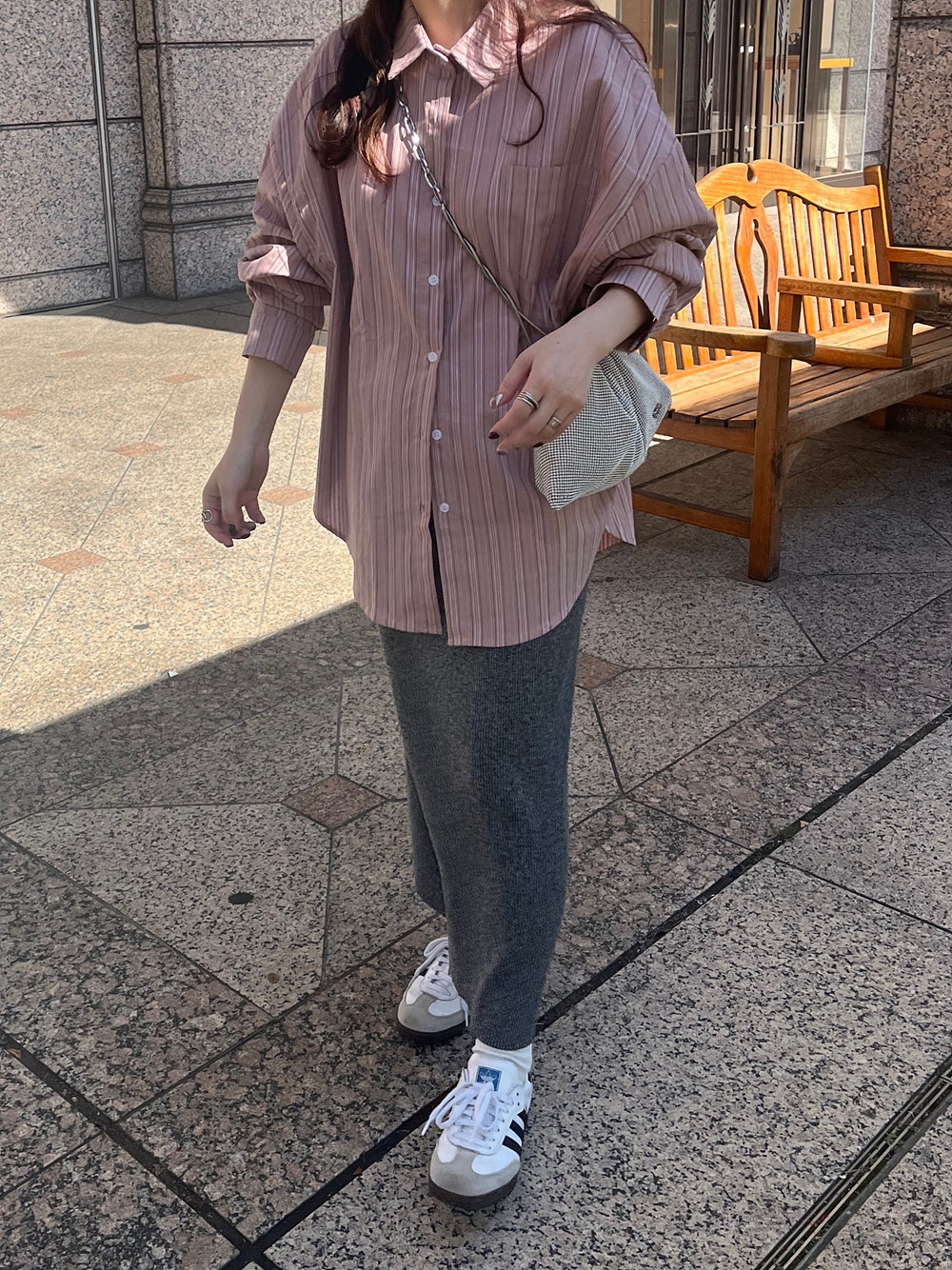 オーバーサイズストライプシャツ | 詳細画像11