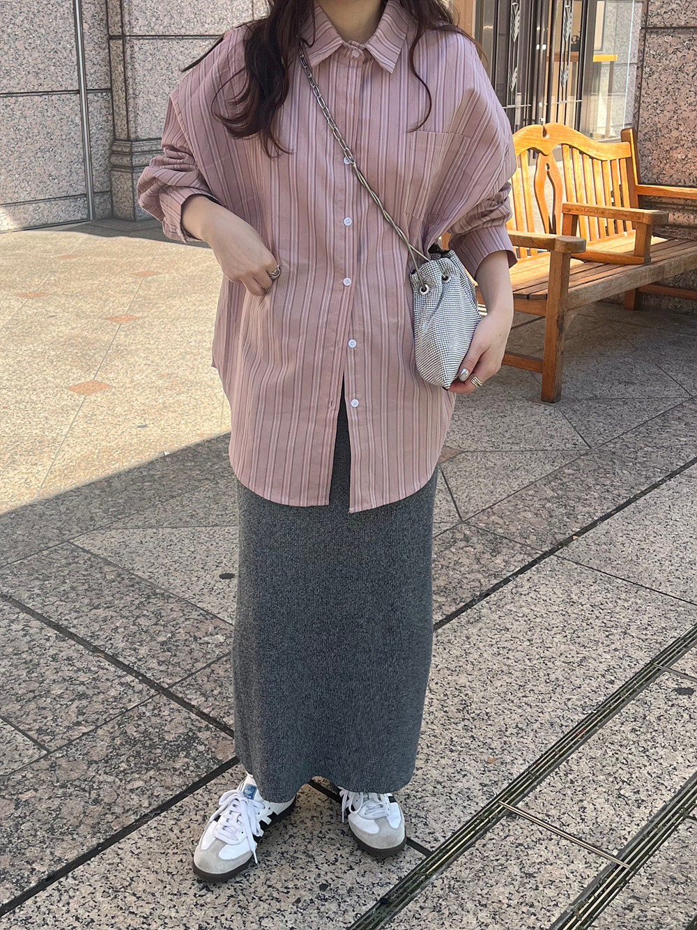 オーバーサイズストライプシャツ | 詳細画像15