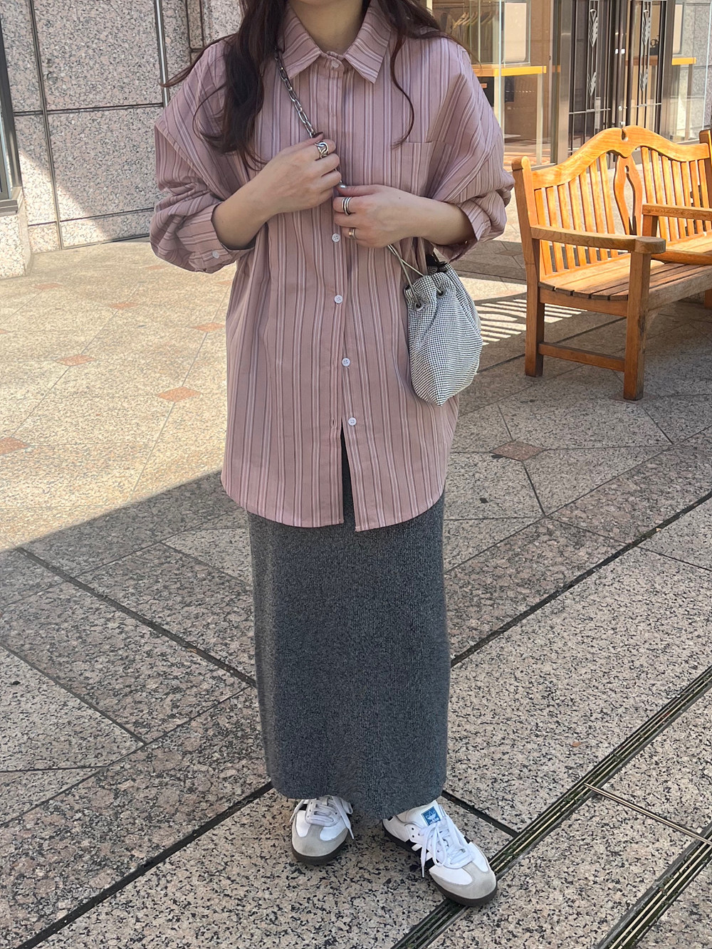 オーバーサイズストライプシャツ | 詳細画像16