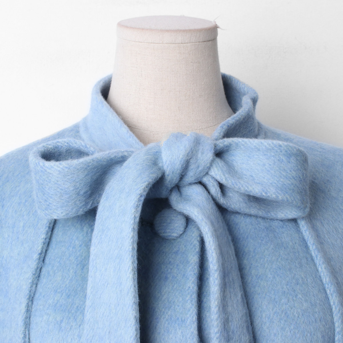 ウール混リボンケープハーフコート | 詳細画像11