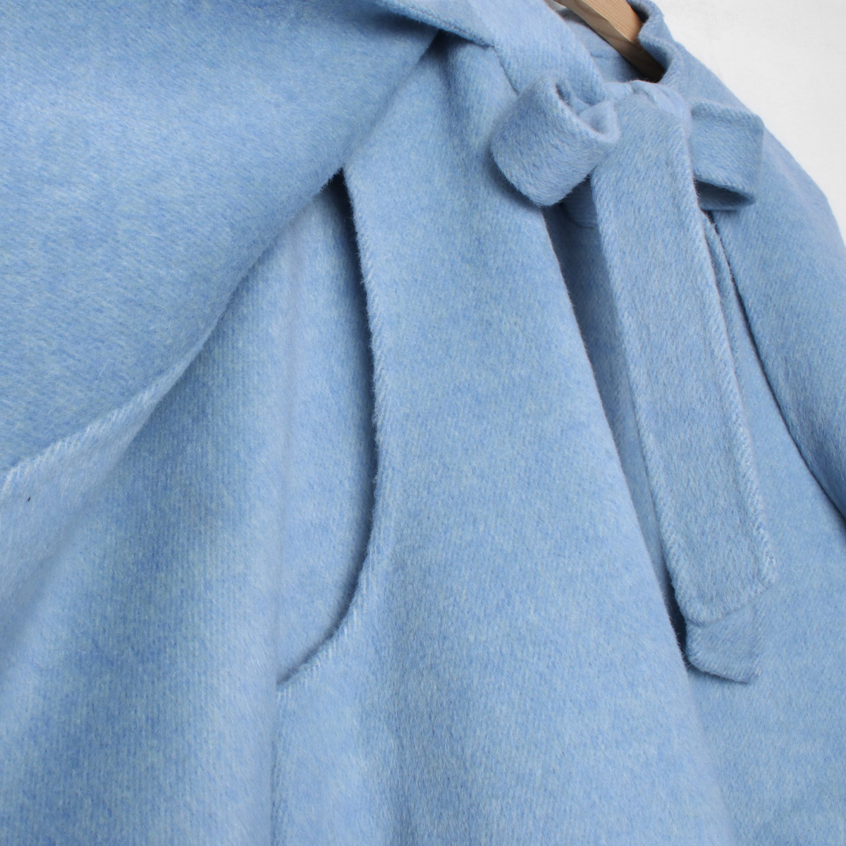 ウール混リボンケープハーフコート | 詳細画像12