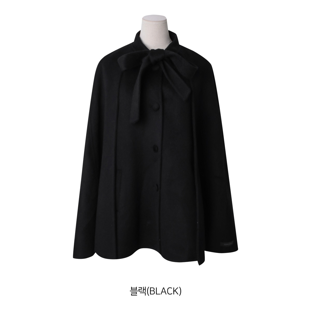 ウール混リボンケープハーフコート | 詳細画像18