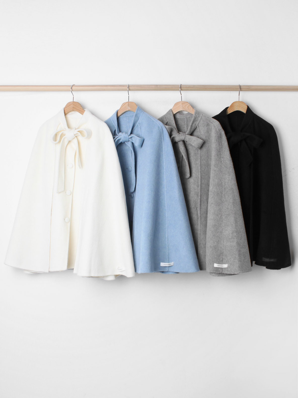 ウール混リボンケープハーフコート | 詳細画像19