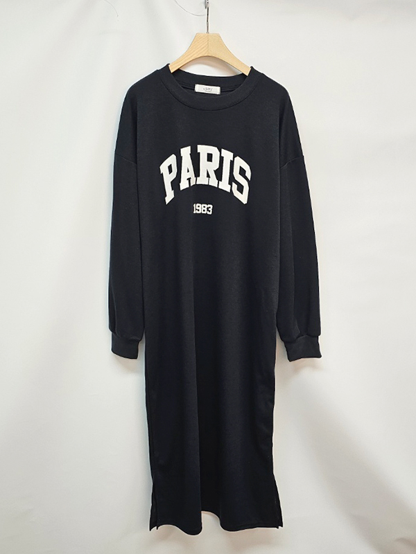 PARISロゴスリットスウェットワンピース | 詳細画像13