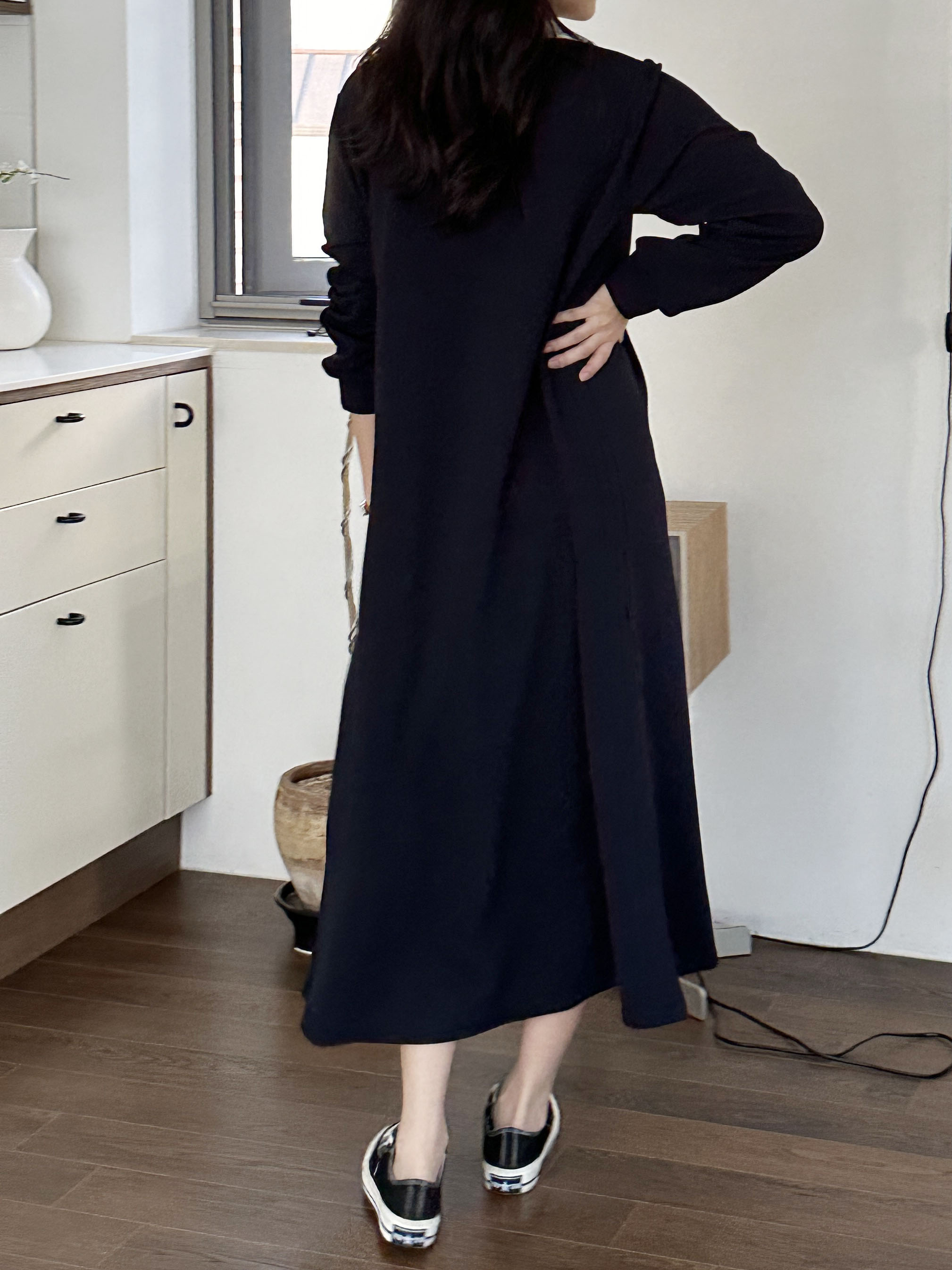 配色スキッパールーズワンピース | 詳細画像5