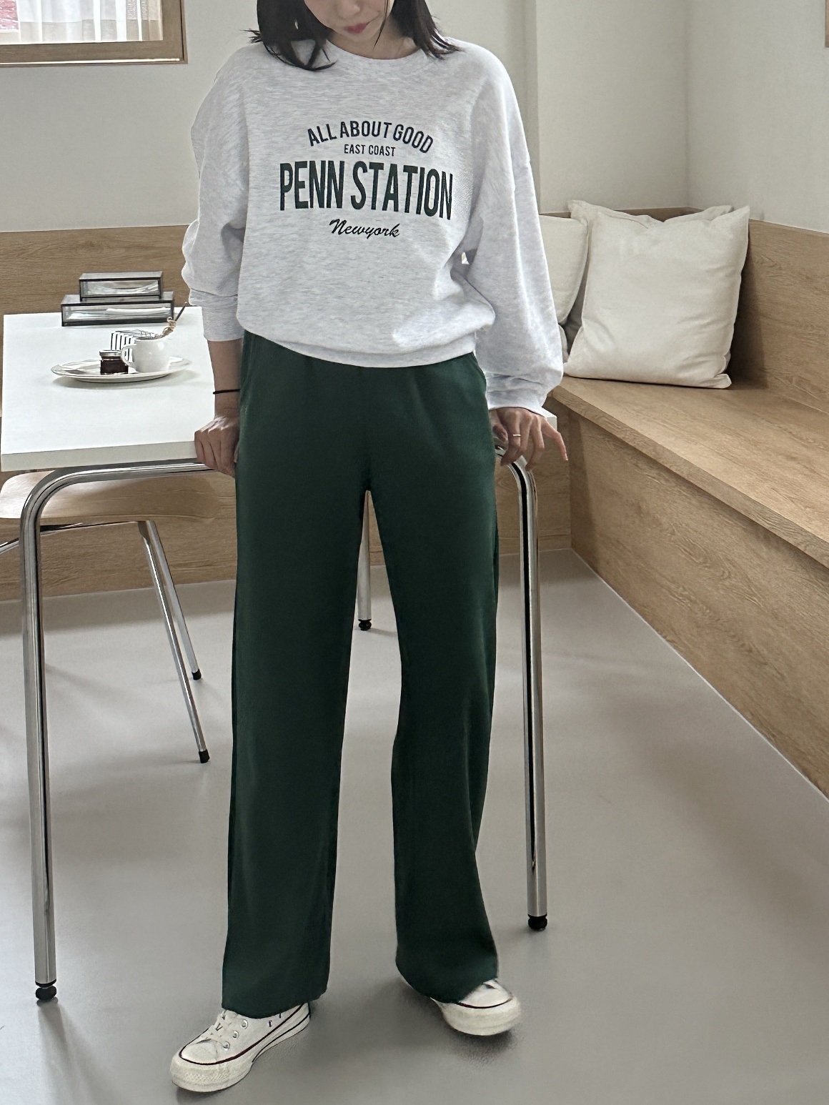 PENN STATIONロゴスウェット&ドロストパンツSET | 詳細画像12