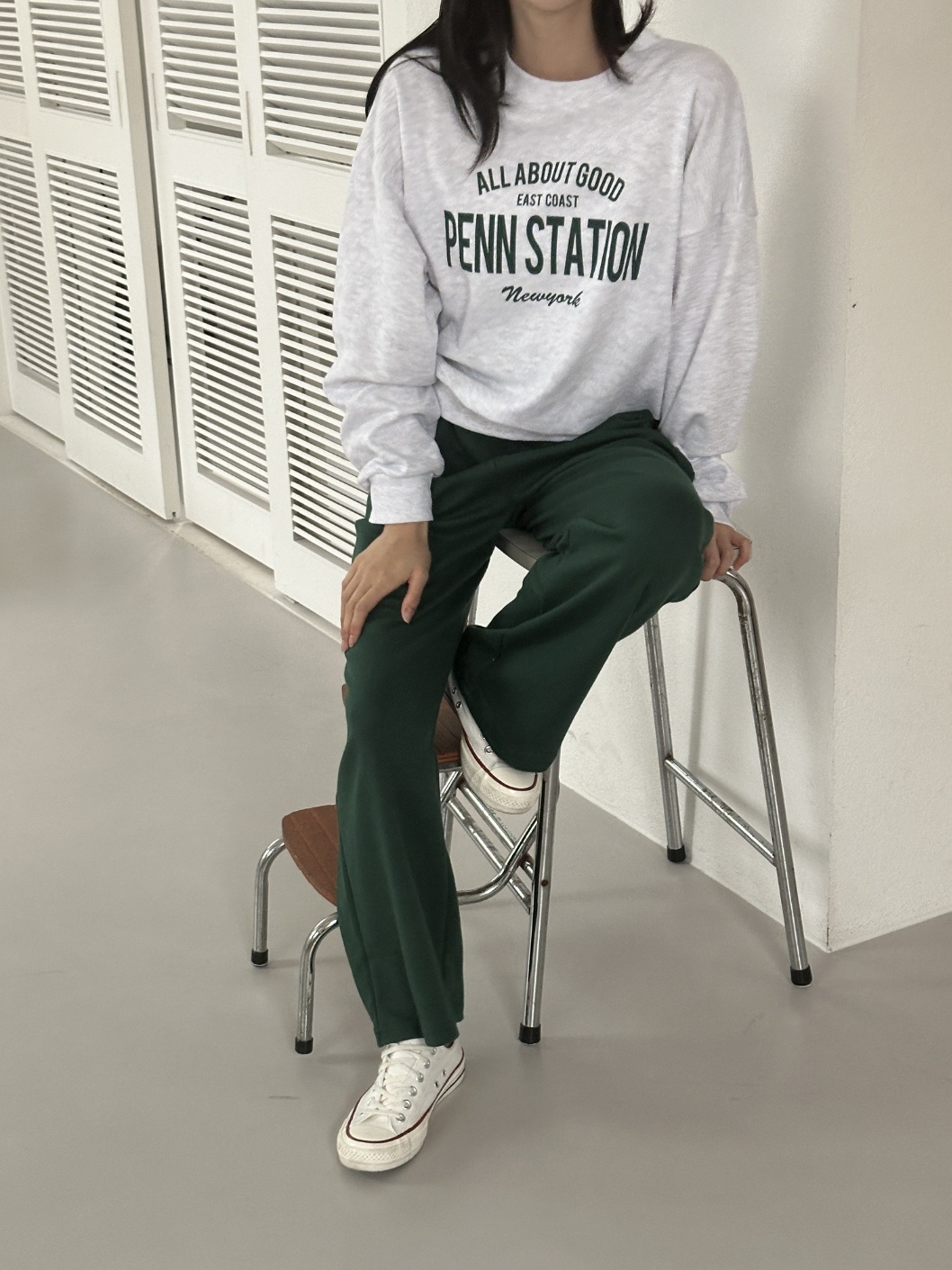 PENN STATIONロゴスウェット&ドロストパンツSET | 詳細画像6