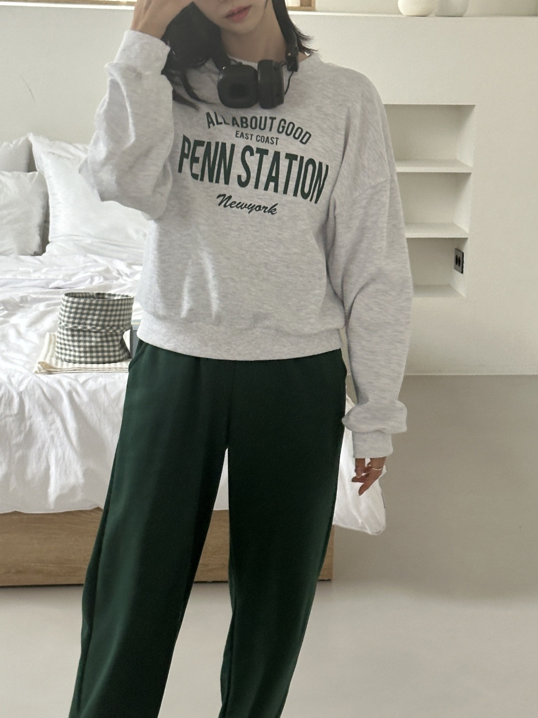 PENN STATIONロゴスウェット&ドロストパンツSET | 詳細画像3