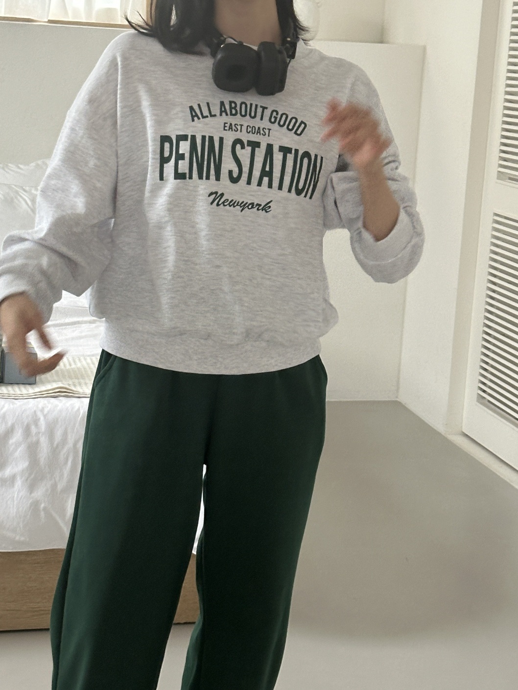PENN STATIONロゴスウェット&ドロストパンツSET | 詳細画像11