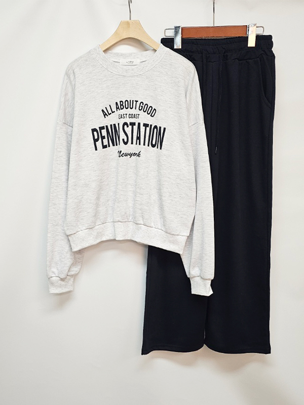 PENN STATIONロゴスウェット&ドロストパンツSET | 詳細画像15