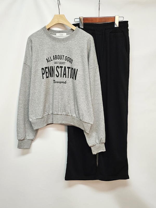 PENN STATIONロゴスウェット&ドロストパンツSET | 詳細画像17