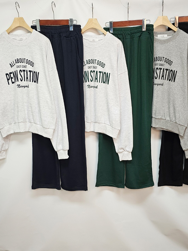 PENN STATIONロゴスウェット&ドロストパンツSET | 詳細画像18