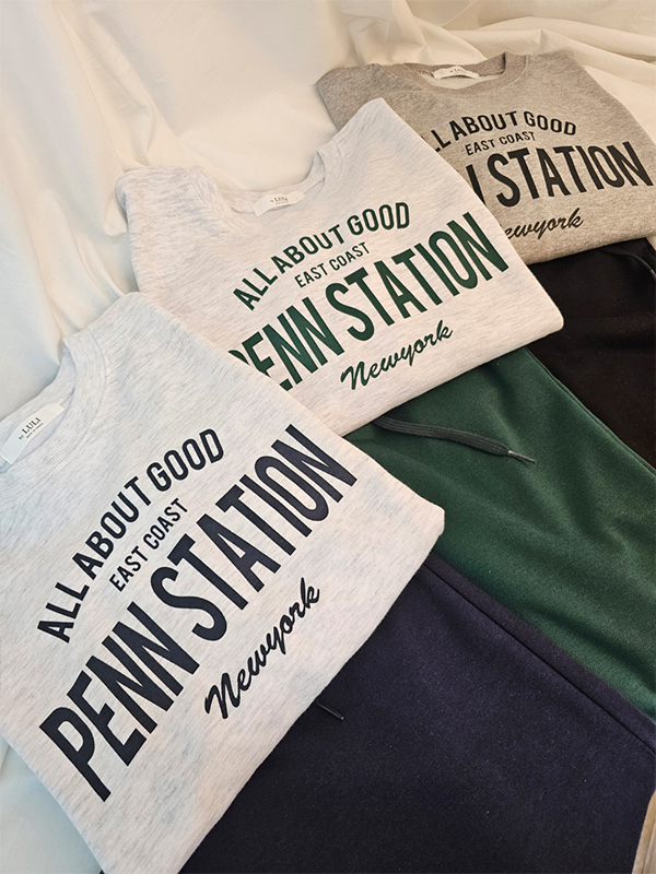 PENN STATIONロゴスウェット&ドロストパンツSET | 詳細画像19