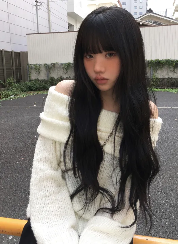 ルーズブークレオフショルニット | anyonemore | 詳細画像1