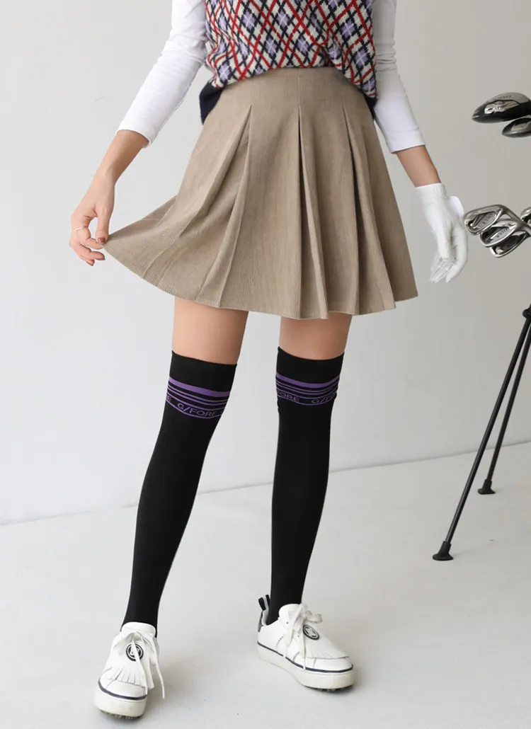 コーデュロイプリーツミニスカートパンツ | pippin | 詳細画像1