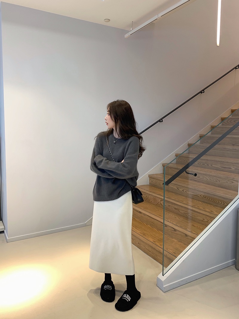 ニットIラインロングスカート | 詳細画像2