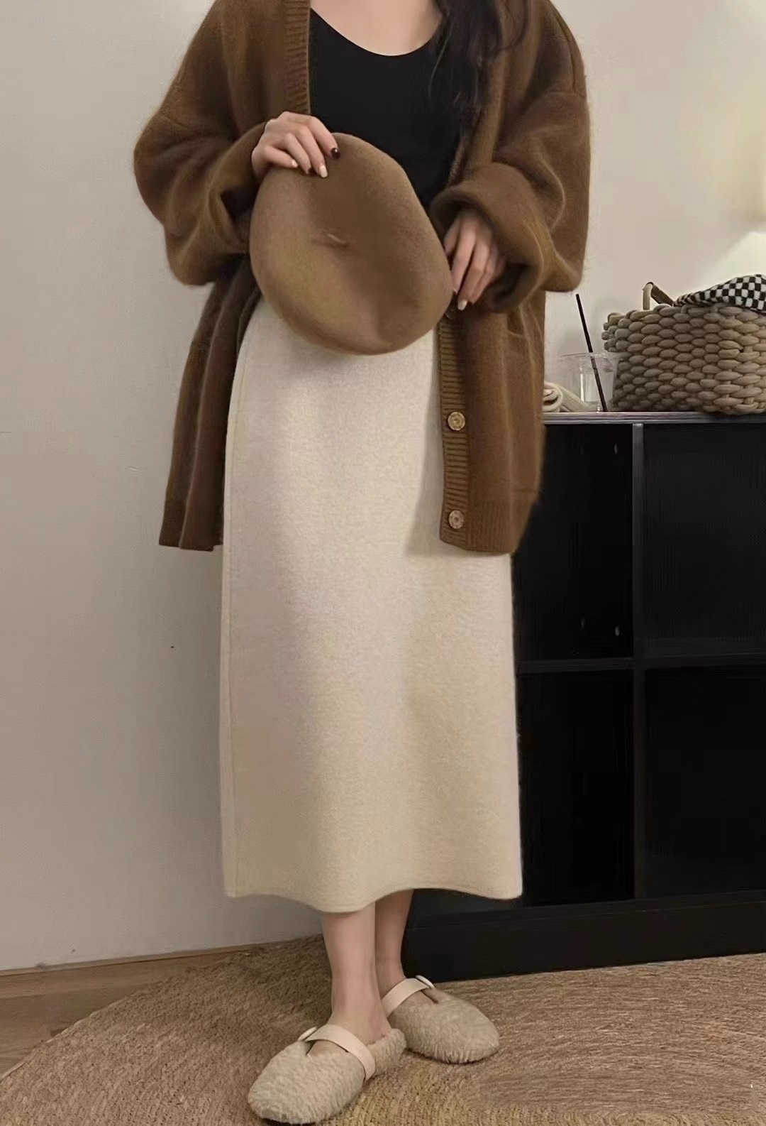 ニットIラインロングスカート | 詳細画像6