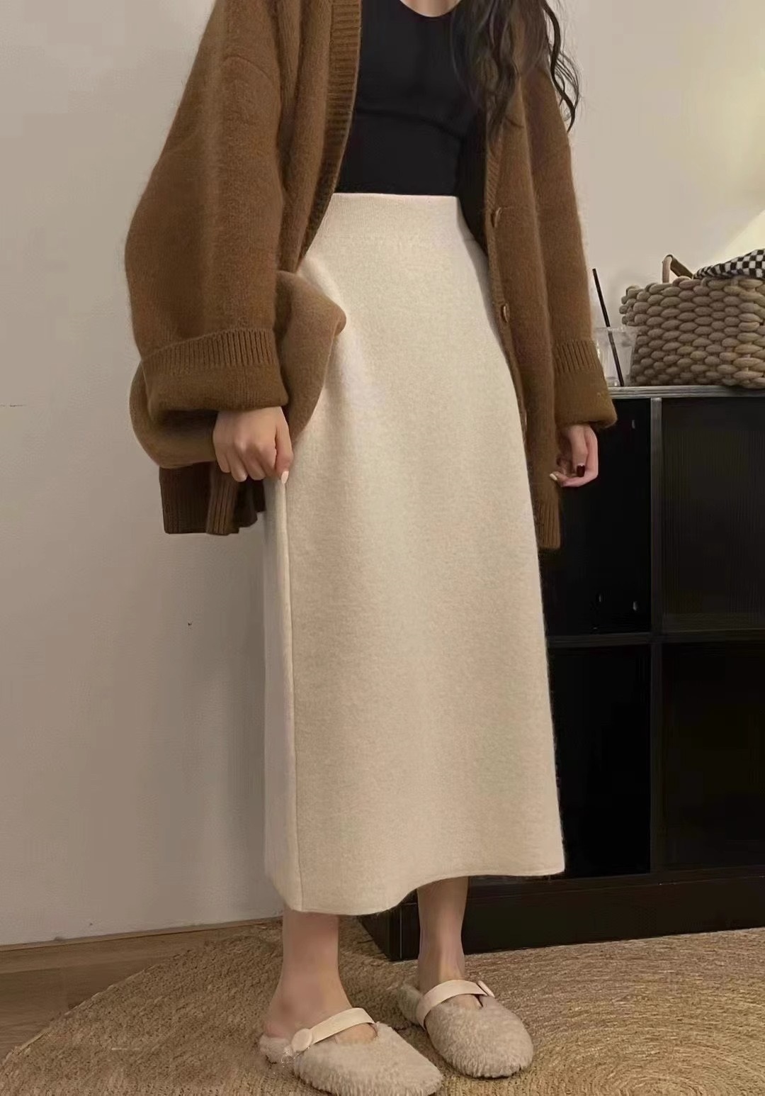 ニットIラインロングスカート | 詳細画像7