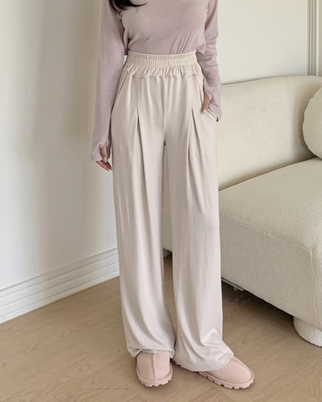 ワンタックウエストゴムワイドパンツ | 詳細画像2