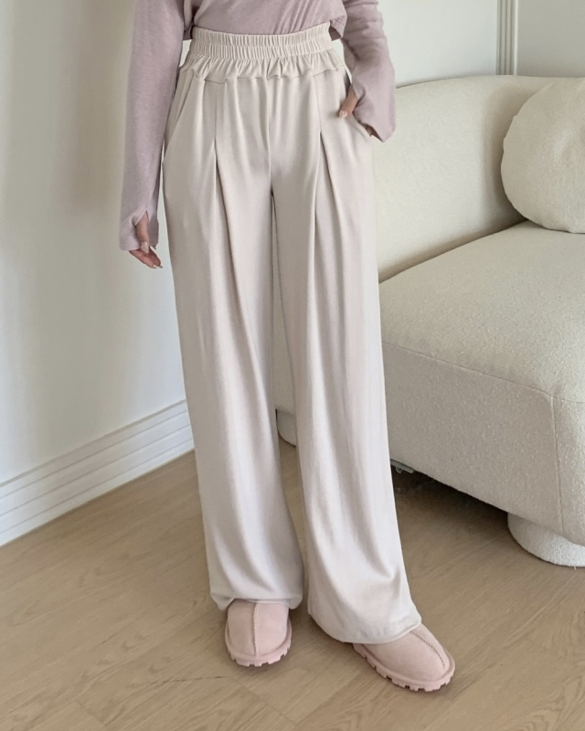 ワンタックウエストゴムワイドパンツ | 詳細画像6