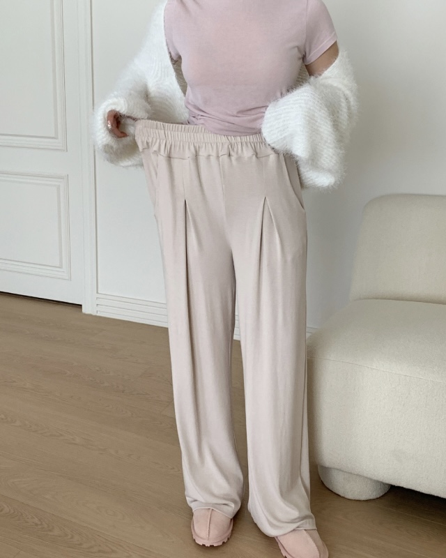 ワンタックウエストゴムワイドパンツ | 詳細画像7