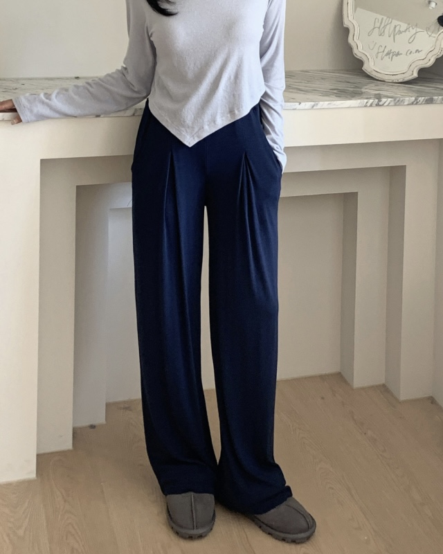 ワンタックウエストゴムワイドパンツ | 詳細画像9