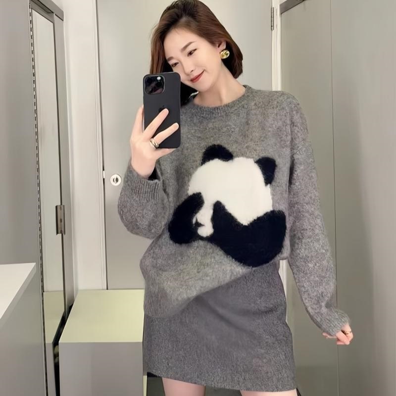 パンダメランジルーズニット | 詳細画像6