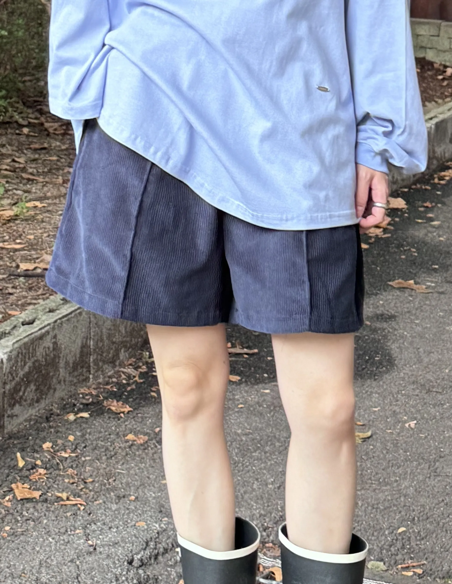 コーデュロイセンタープレスショートパンツ | 詳細画像1