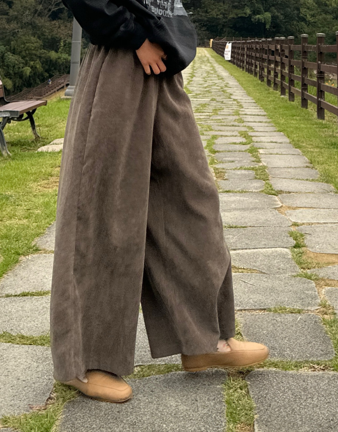 コーデュロイワイドフレアパンツ | 詳細画像5