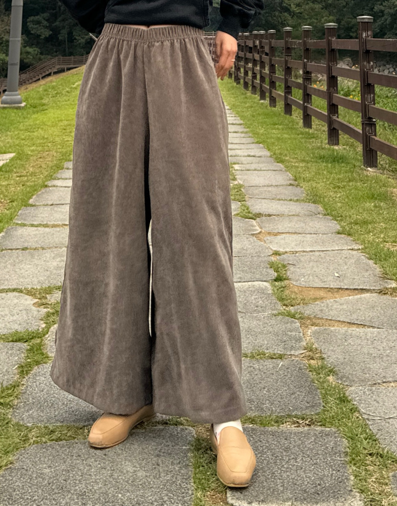 コーデュロイワイドフレアパンツ | 詳細画像9