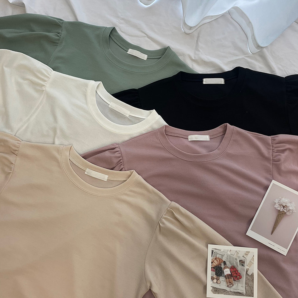 ギャザーショルダーロングスリーブTシャツ | 詳細画像15
